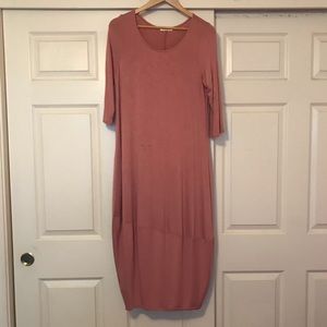 BRAND NEW MAUVE BUBBLE DRESS SZ L